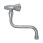 Wall-mounted sink faucet, single hole, 150mm spout