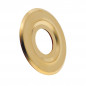 Platte gepolijste rozet in 15x21 diameter 55 mm, per stuk Platte gepolijste rozet in 15x21 diameter 55 mm, per stuk