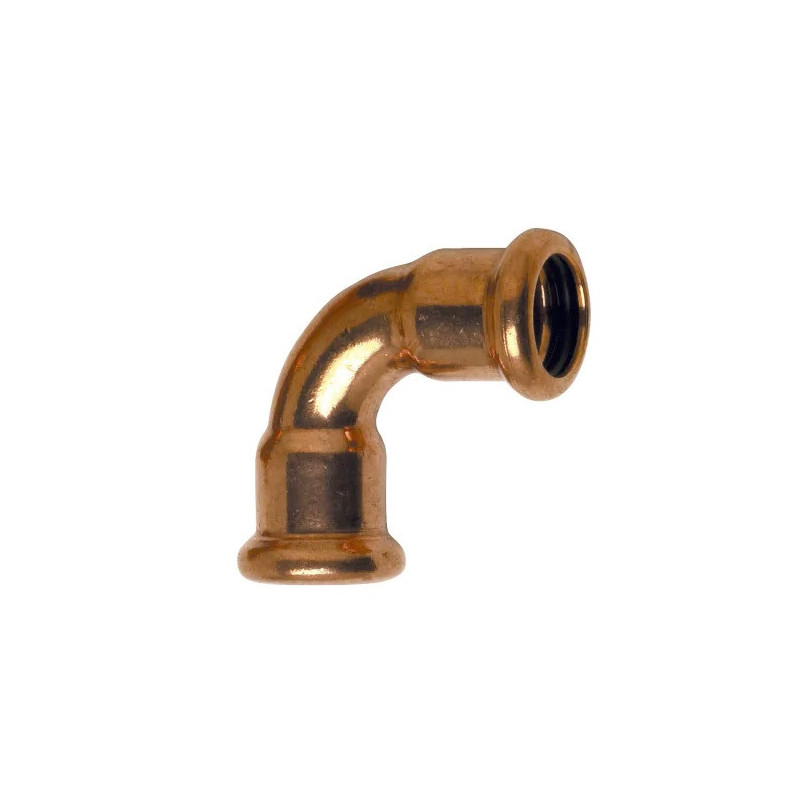 Courbe 90° à sertir cuivre diamètre 22mm Courbe 90° à sertir cuivre diamètre 22mm