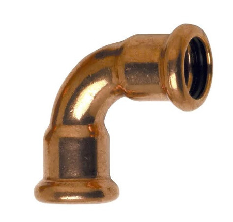 Courbe 90° à sertir cuivre diamètre 22mm