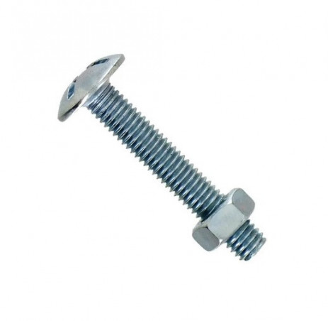 Boulon poêlier 5x20mm 18 pièces avec écrous VYNEX 745005