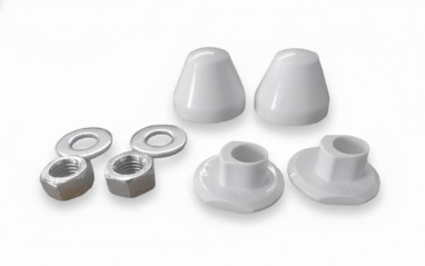 Jeu de cache-boulons et écrous pour fixation bâti-support Vitra Vitrus