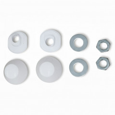 Bolt and nut cover set for Vitra Vitrus concealed cistern frame 426087YP - Image 1/3