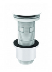 TAPPO UNIVERSALE DIGICLIC 100MM ABS BIANCO SATINATO - VALENTIN