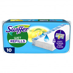 Serpillères humides SWIFFER parfum citron x 10 pièces 994178