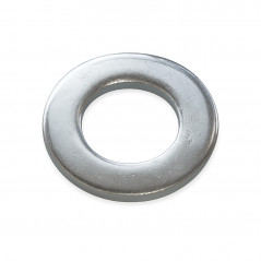 Arandela plana ancha de acero galvanizado, 12 mm, 10 uds.