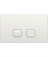 Plaque de commande double touche modèle PLAIN de REGIPLAST  230X150MM