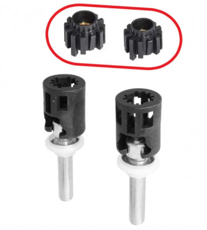 Set of two nuts for toilet seat Vario-Nuts top fixings