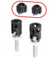 Set aus zwei Muttern für WC-Sitz Vario-Nuts Befestigungen oben