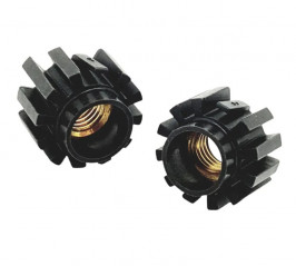 Set de deux écrous pour abattant Vario-Nuts fixations sur le dessus