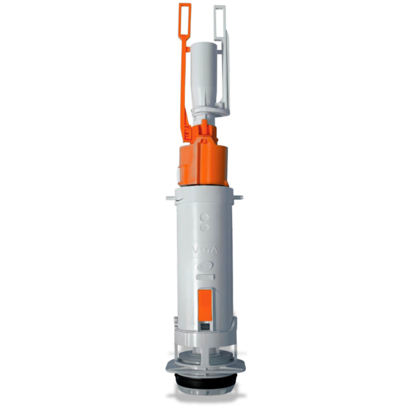 Dubbel spoelmechanisme voor inbouw WC Vitra V-FIX en Vitrus