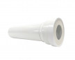 Tubo diritto di scarico WC, manicotto lungo maschio diametro 100 mm, 40 cm