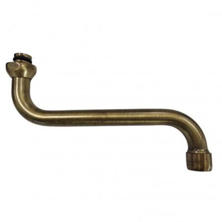 BEC PAR DESSOUS VIEUX BRONZE POUR MELANGEUR EVIER BEC1860VB