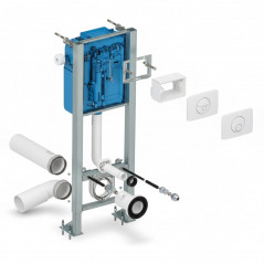 Complete 3/6 L concealed cistern for Nicoll wall-hung toilet concealed cistern frame, SAS