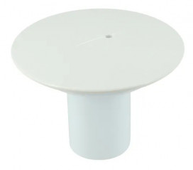 Tube plongeur + capot blanc diamètre 115mm pour bonde de douche NICOLL