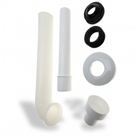 50 mm diameter flush pipe kit for concealed cisterns