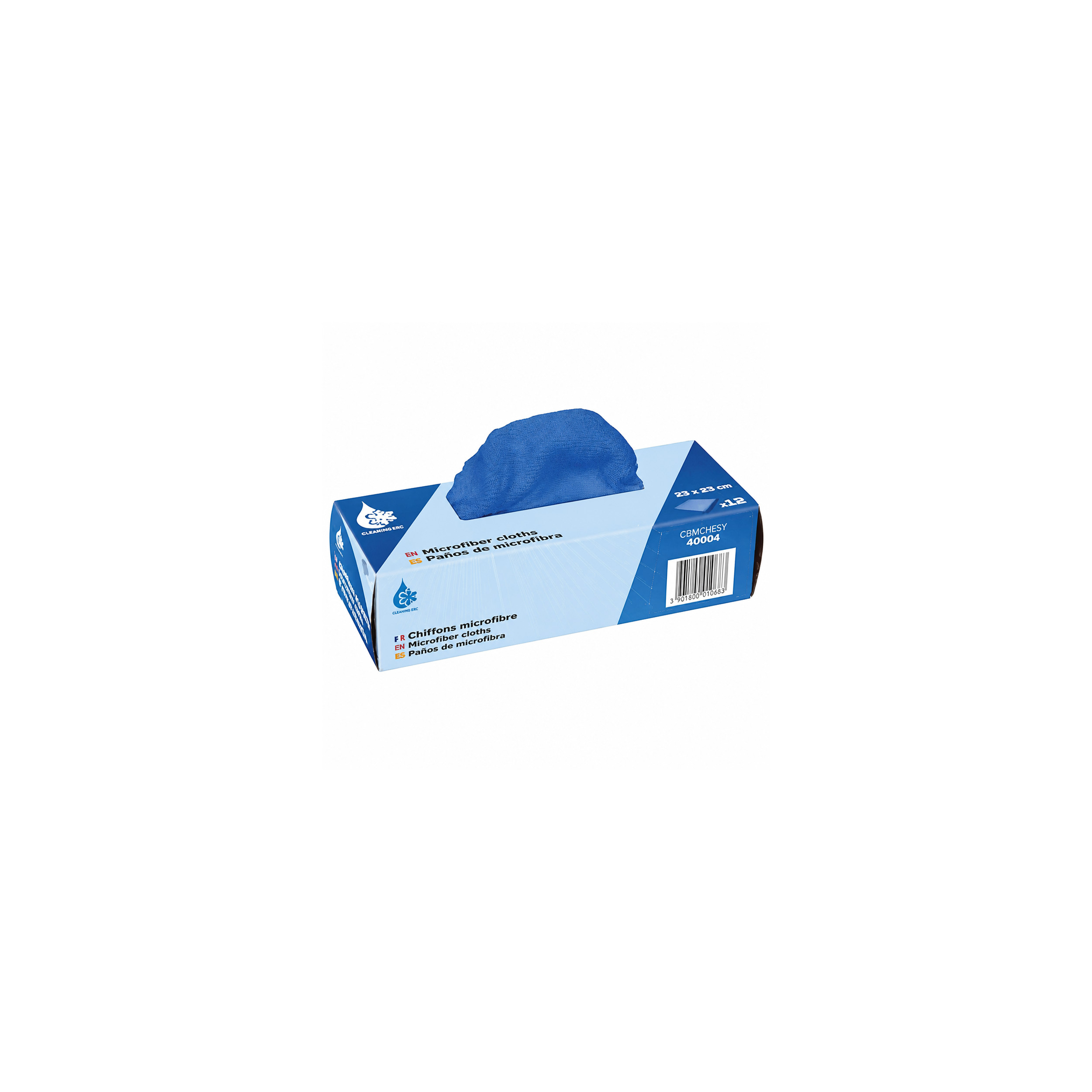 Chiffons microfibre 23x23cm 12 pièces EASYCLIM ESY40004