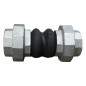 Manchon antivibratoire 1/2" compensateur élastomère EPDM avec raccords fonte