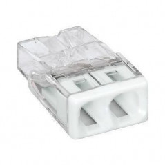 Borne WAGO S2273 2 entrées pour fil rigide de 0.5 à2.5mm, 10 pièces