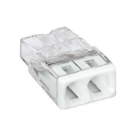 Borne WAGO S2273 2 entrées pour fil rigide de 0.5 à2.5mm, 10 pièces