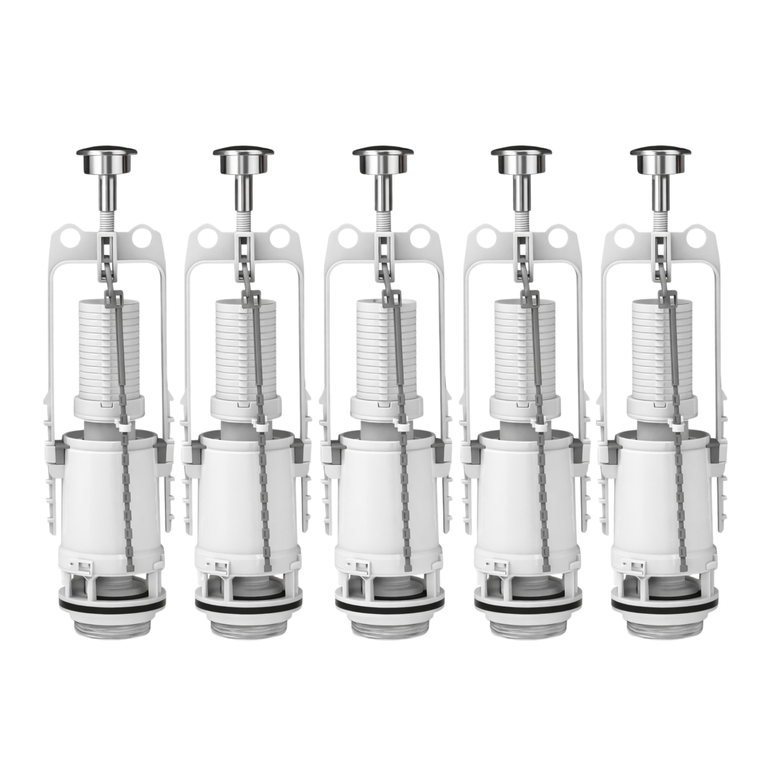 Set di 5 meccanismi di scarico WC a volume semplice interrompibile Switch 22 SIAMP 1001413410P - Immagine 1/2