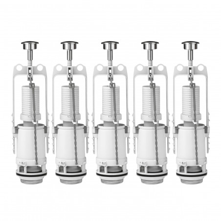 Toilet flush mechanism set, single volume Switch 22, 10 pcs.