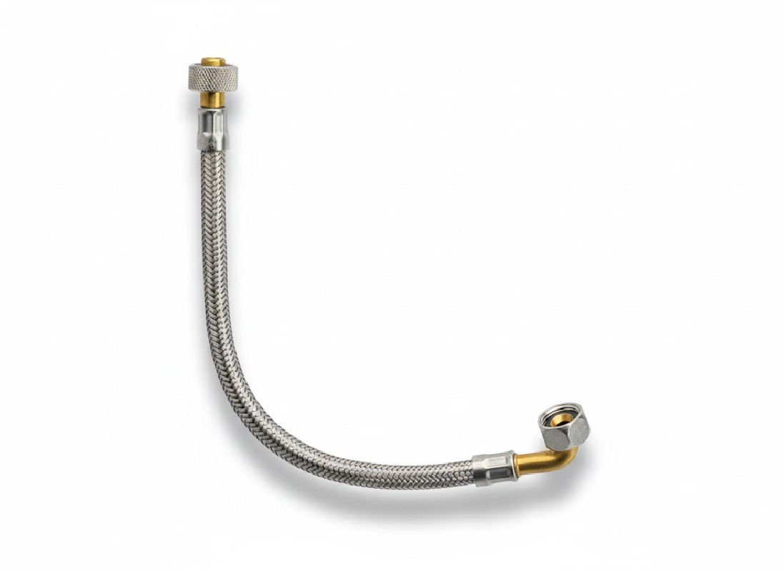 Flexible 12X17 robinet flotteur réservoir WC Valsir Cubik, coudé