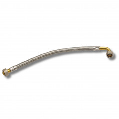 Tubo flessibile piegato 3/8 x 3/8 per serbatoio Valsir Cubik