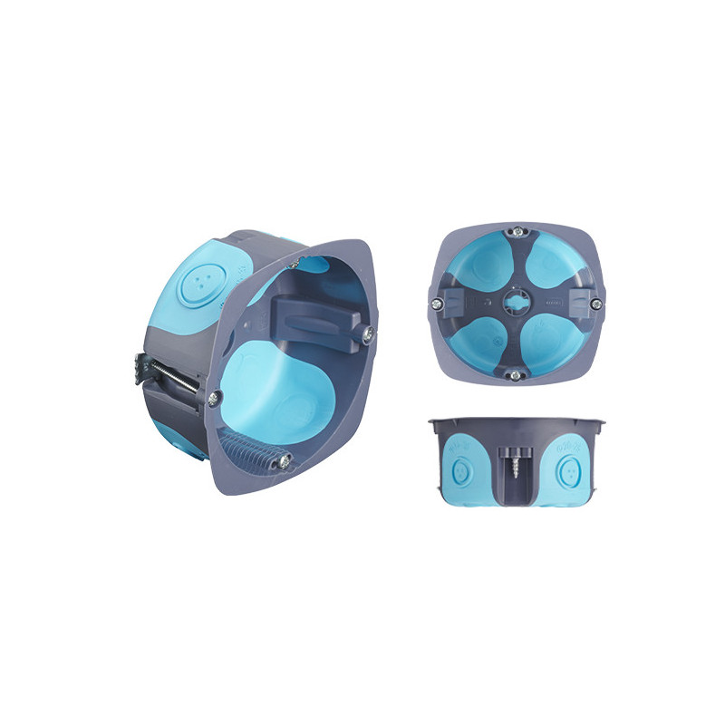 Boite à encastrer Stopair 1 poste multi matériaux diamètre 85mm profondeur 40mm DEBFLEX