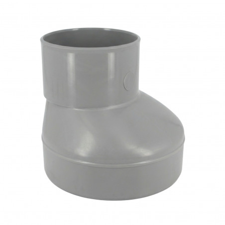 Réduction PVC extérieur excentrée mâle-femelle Ø 250/160 à coller