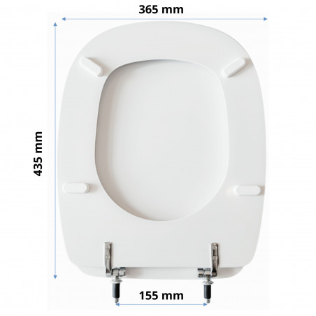 WC-Sitz SELLES Giro, weiß