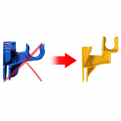 Clips pour robinet flotteur de réservoir encastré REGIPLAST Futura 74.