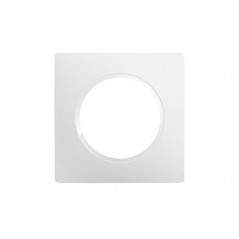 Casual Evolution 1-station plate, pure white.