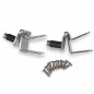 Juego de bisagras con fijaciones para asiento Selles Cheverny