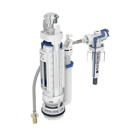 Mécanisme de chasse complet simple touche type 290-383 Nemo solo et alimentation universelle