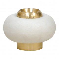 BUTOIR SOL LAITONNE  DIAMETRE 30MM HAUTEUR 22MM - 103261