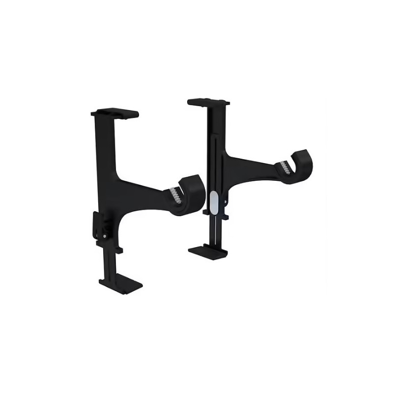 Supports de tringle noirs pour coffre de volet roulant 2 pièces CESSOT