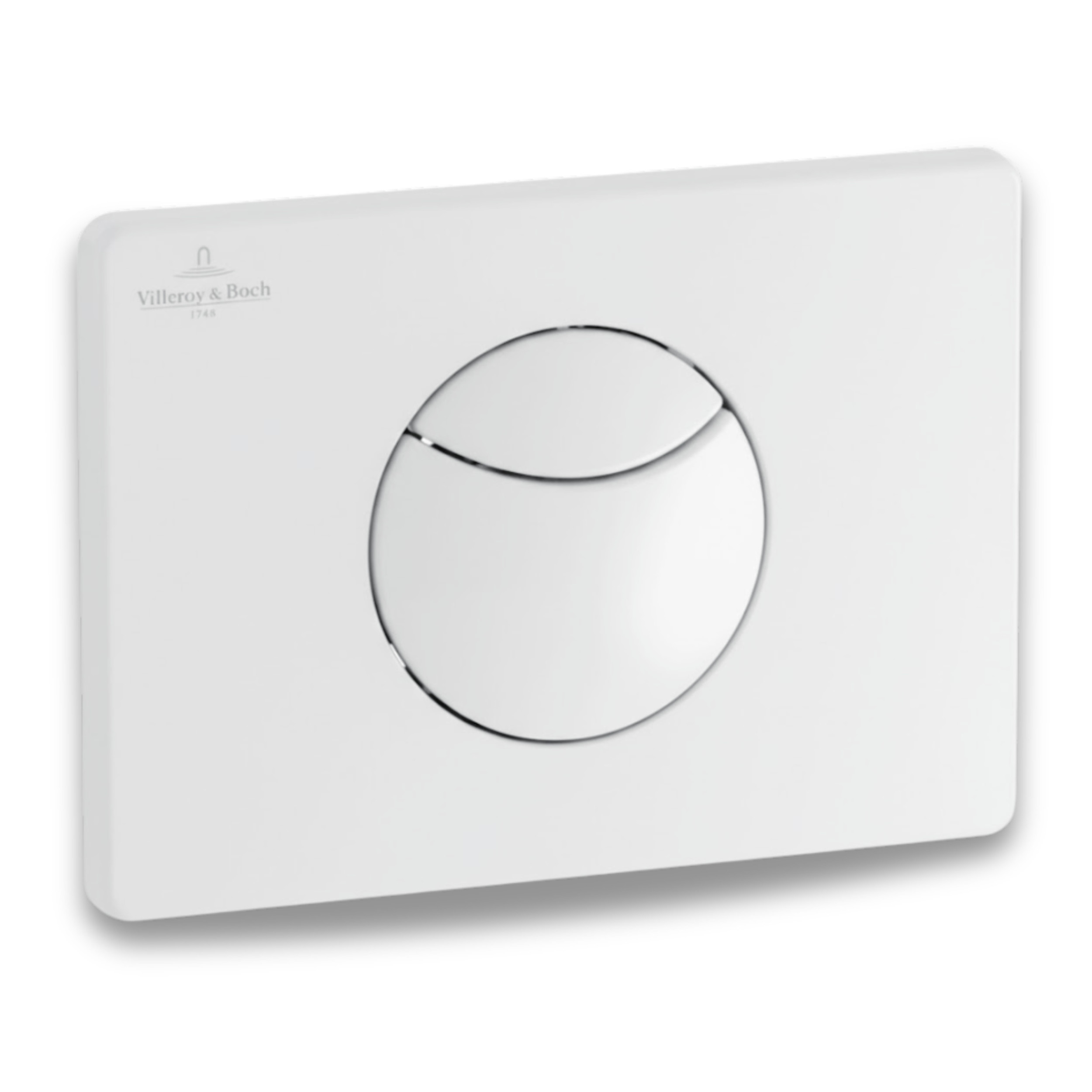 Villeroy & Boch E100 Placca di comando per WC 100S a doppio scarico, bianco