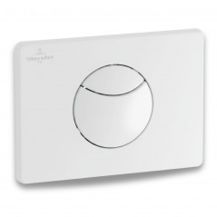 Villeroy & Boch E100 WC bedieningsplaat voor 100S dual flush, wit