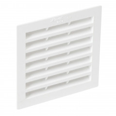 Grille carré 100 x 100, blanche avec NICOLL 1B64