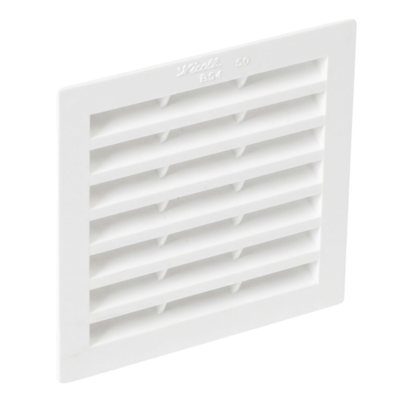 Rejilla cuadrada 100 x 100, blanca con mosquitera