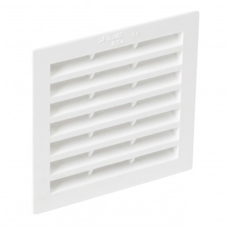 Rejilla cuadrada 100 x 100, blanca con mosquitera