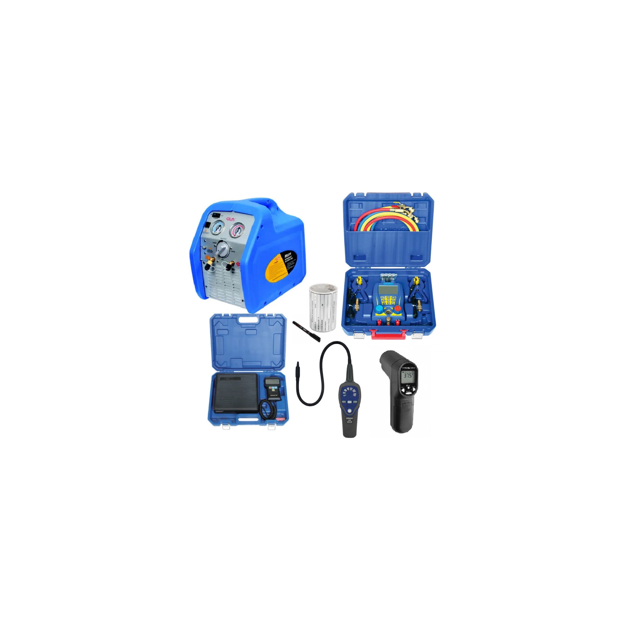 Pacchetto attrezzature frigorifere attestazione compatibile con tutti i fluidi e R 32 elettronico DSZH LOT01010