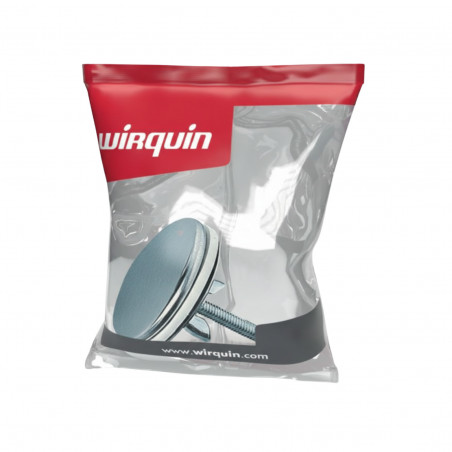 Cache-trou en inox pour lavabo, diamètre 43 mm