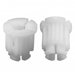 Adaptateur clips tête céramique 20 dents pour poignée robinet, 10 pièces.