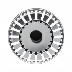 Removable stainless steel basket diameter 84mm with PVC screws