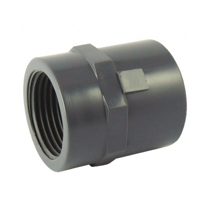 PVC pressure fitting for gluing Female 20mm threaded Female in 15x21 CODITAL