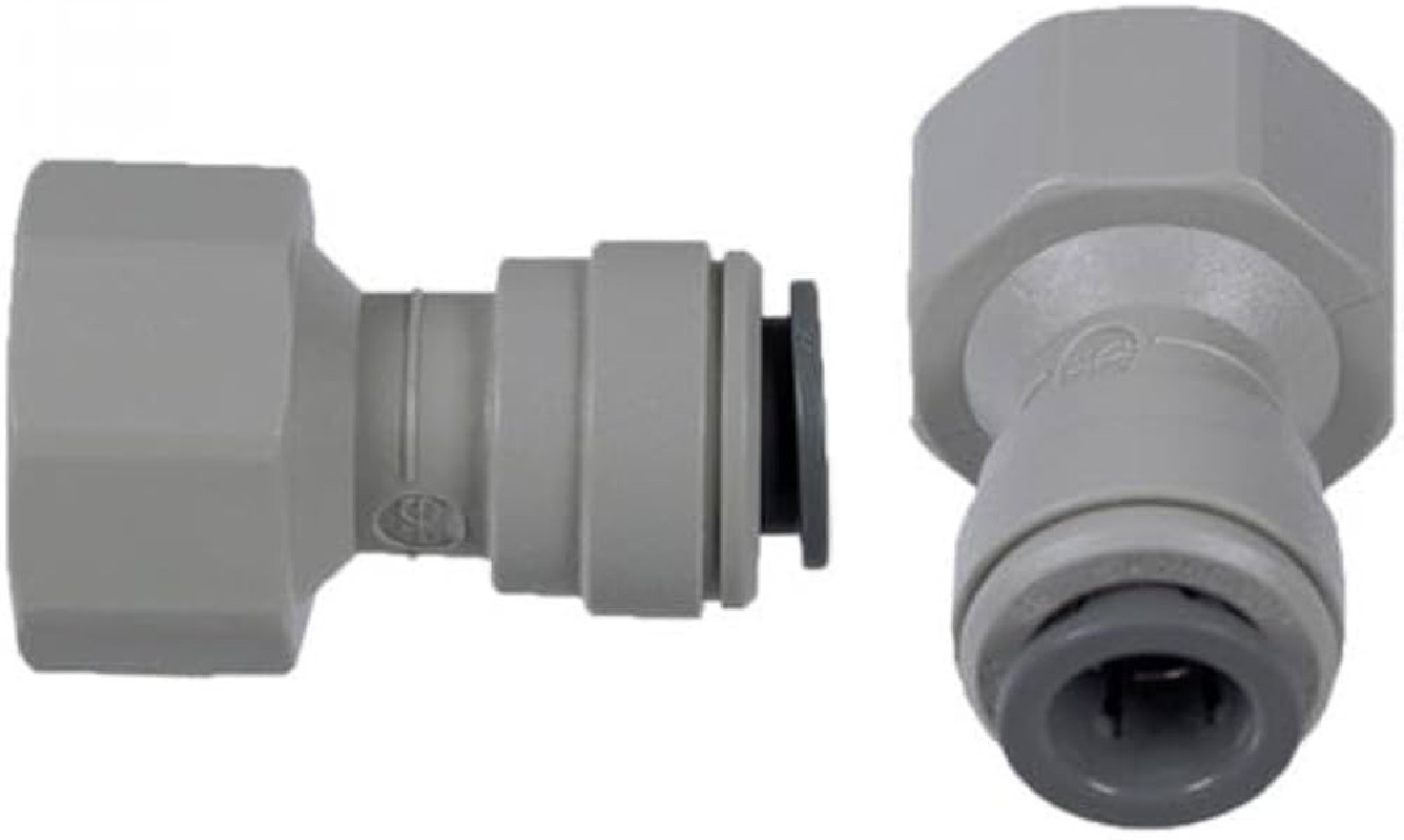 Raccord union filetage femelle en 15x21pour tuyau Pushfit 3/8" (10mm)  JOHN GUEST