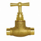 Stopkraan om te solderen voor koperen buis diameter 18mm Stopkraan om te solderen voor koperen buis diameter 18mm