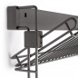 Uittrekbare linkse schoenenrek voor dressing QUARTZ Titanium EMUCA Uittrekbare linkse schoenenrek voor dressing QUARTZ Titanium EMUCA